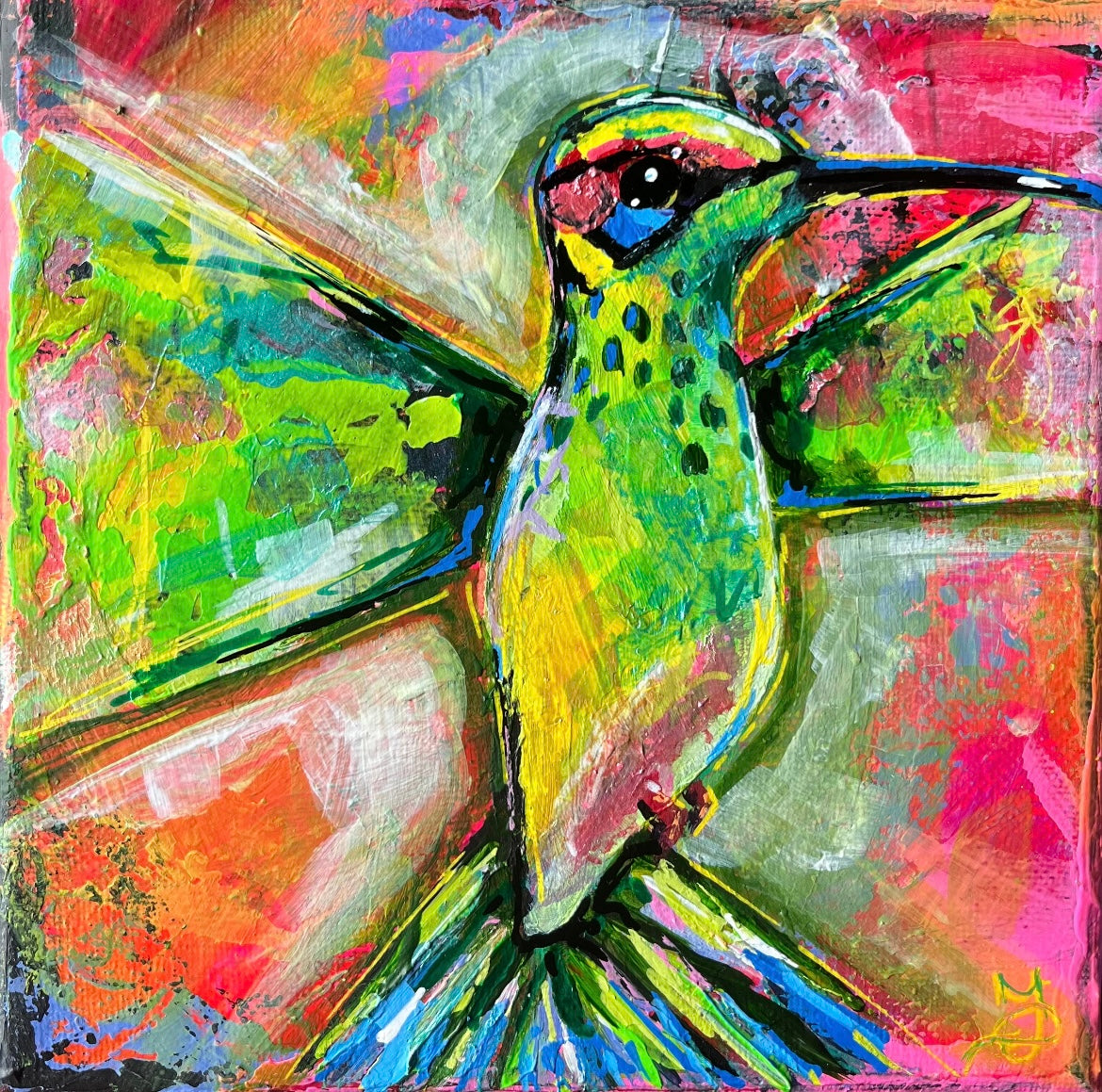 Hummingbird One’ Original painting